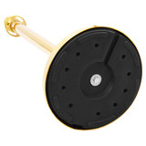 3-dijelni set VIP pregrade za red od nehrđajućeg čelika zlatni