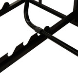 Ležaj za sunčanje s jastukom za 2 osobe sivi od poliratana Ležaj za sunčanje s jastukom za 2 osobe sivi od poliratana