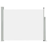 Uvlačiva bočna tenda za terasu 140 x 500 cm krem