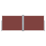 Uvlačiva bočna tenda 100 x 1000 cm smeđa