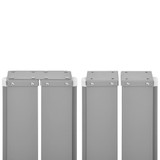 Uvlačiva bočna tenda 140 x 1000 cm krem