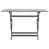 vidaXL Sklopivi vrtni stol 120 x 70 x 75 cm masivno bagremovo drvo