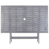 vidaXL Sklopivi vrtni stol 120 x 70 x 75 cm masivno bagremovo drvo