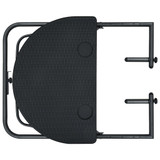 Viseći balkonski stol crni 60 x 64 x 83,5 cm plastični
