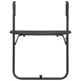 Viseći balkonski stol smeđi 60 x 64 x 83,5 cm plastični