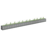 Gabionska sadilica od pocinčanog čelika 450 x 30 x 30 cm Gabionska sadilica od pocinčanog čelika 450 x 30 x 30 cm