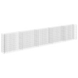 Gabionska sadilica od pocinčanog čelika 450 x 30 x 90 cm