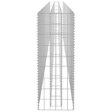 Gabionska sadilica od pocinčanog čelika 450 x 30 x 90 cm
