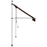 Tenda na ručno uvlačenje 200 cm narančasto-smeđa