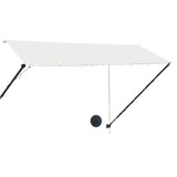 Tenda na uvlačenje s LED svjetlima 300 x 150 cm krem