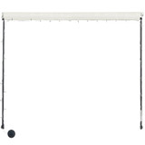 Tenda na uvlačenje s LED svjetlima 300 x 150 cm krem