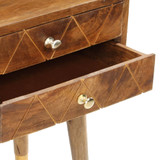 Noćni ormarić od masivnog drva manga 43 x 30 x 58 cm