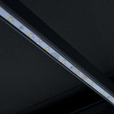 Tenda na ručno uvlačenje s LED svjetlima 350 x 250 cm antracit