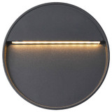 Vanjske LED zidne svjetiljke 2 kom 3 W crne okrugle Vanjske LED zidne svjetiljke 2 kom 3 W crne okrugle