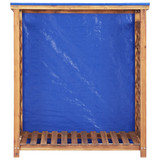 Spremište za drva za ogrjev 105 x 38 x 115 cm bagremovo drvo