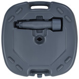 Prijenosni stalak za suncobran sivi punjen pijeskom/vodom Prijenosni stalak za suncobran sivi punjen pijeskom/vodom