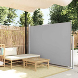 Uvlačiva bočna tenda za terasu 170 x 300 cm siva