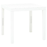 Vrtni stol bijeli 78 x 78 x 72 cm plastični