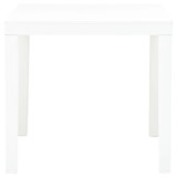 Vrtni stol bijeli 78 x 78 x 72 cm plastični