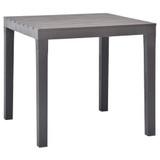 Vrtni stol boja kave 78 x 78 x 72 cm plastični Vrtni stol boja kave 78 x 78 x 72 cm plastični