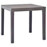 Vrtni stol boja kave 78 x 78 x 72 cm plastični Vrtni stol boja kave 78 x 78 x 72 cm plastični