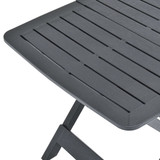 Sklopivi vrtni stol antracit 79 x 72 x 70 cm plastični Sklopivi vrtni stol antracit 79 x 72 x 70 cm plastični