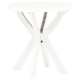 Bistro stol bijeli Ø 70 cm plastični Bistro stol bijeli Ø 70 cm plastični