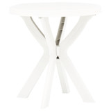 Bistro stol bijeli Ø 70 cm plastični Bistro stol bijeli Ø 70 cm plastični