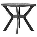 Bistro stol antracit 70 x 70 x 72 cm plastični Bistro stol antracit 70 x 70 x 72 cm plastični