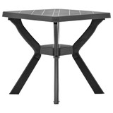 Bistro stol antracit 70 x 70 x 72 cm plastični Bistro stol antracit 70 x 70 x 72 cm plastični