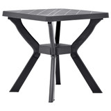 Bistro stol antracit 70 x 70 x 72 cm plastični Bistro stol antracit 70 x 70 x 72 cm plastični
