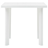 Vrtni stol bijeli 80 x 75 x 72 cm plastični