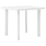 Vrtni stol bijeli 80 x 75 x 72 cm plastični Vrtni stol bijeli 80 x 75 x 72 cm plastični