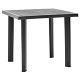 Vrtni stol antracit 80 x 75 x 72 cm plastični Vrtni stol antracit 80 x 75 x 72 cm plastični