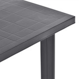 Vrtni stol antracit 80 x 75 x 72 cm plastični Vrtni stol antracit 80 x 75 x 72 cm plastični