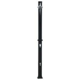 Solarni tuš crni 220 cm 20 L