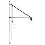 Tenda na ručno uvlačenje 100 cm plavo-bijela prugasta