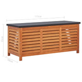 Vrtna kutija za pohranu 117x50x55 cm masivno drvo eukaliptusa