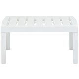 Vrtni stol bijeli 78 x 55 x 38 cm plastični Vrtni stol bijeli 78 x 55 x 38 cm plastični