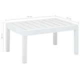 Vrtni stol bijeli 78 x 55 x 38 cm plastični Vrtni stol bijeli 78 x 55 x 38 cm plastični