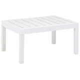 Vrtni stol bijeli 78 x 55 x 38 cm plastični Vrtni stol bijeli 78 x 55 x 38 cm plastični