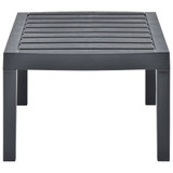 Vrtni stol antracit 78 x 55 x 38 cm plastični Vrtni stol antracit 78 x 55 x 38 cm plastični