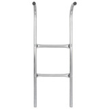 Ljestve za trampolin s 2 prečke čelične srebrne 72 cm