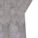 Podne obloge od PVC-a 4,46 m² 3 mm samoljepljive cementno smeđe