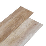Podne obloge PVC 5,02 m² 2 mm samoljepljive izbijeljeno drvo