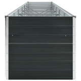 Povišena vrtna gredica pocinčani čelik 480x80x77 cm antracit Povišena vrtna gredica pocinčani čelik 480x80x77 cm antracit