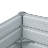 Povišena vrtna gredica pocinčani čelik 480x80x77 cm antracit Povišena vrtna gredica pocinčani čelik 480x80x77 cm antracit