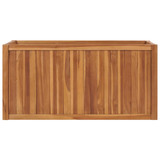 Povišena gredica 100 x 50 x 50 cm od masivne tikovine