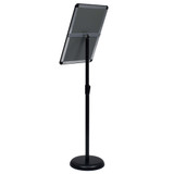 Stalak za plakate A3 s postoljem crni od aluminijske legure