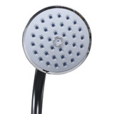 Vrtni solarni tuš crni 215 cm 8 L
